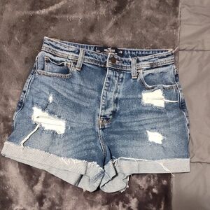 MUST BUNDLE - Hollister Women's Distressed Blue Jean Shorts